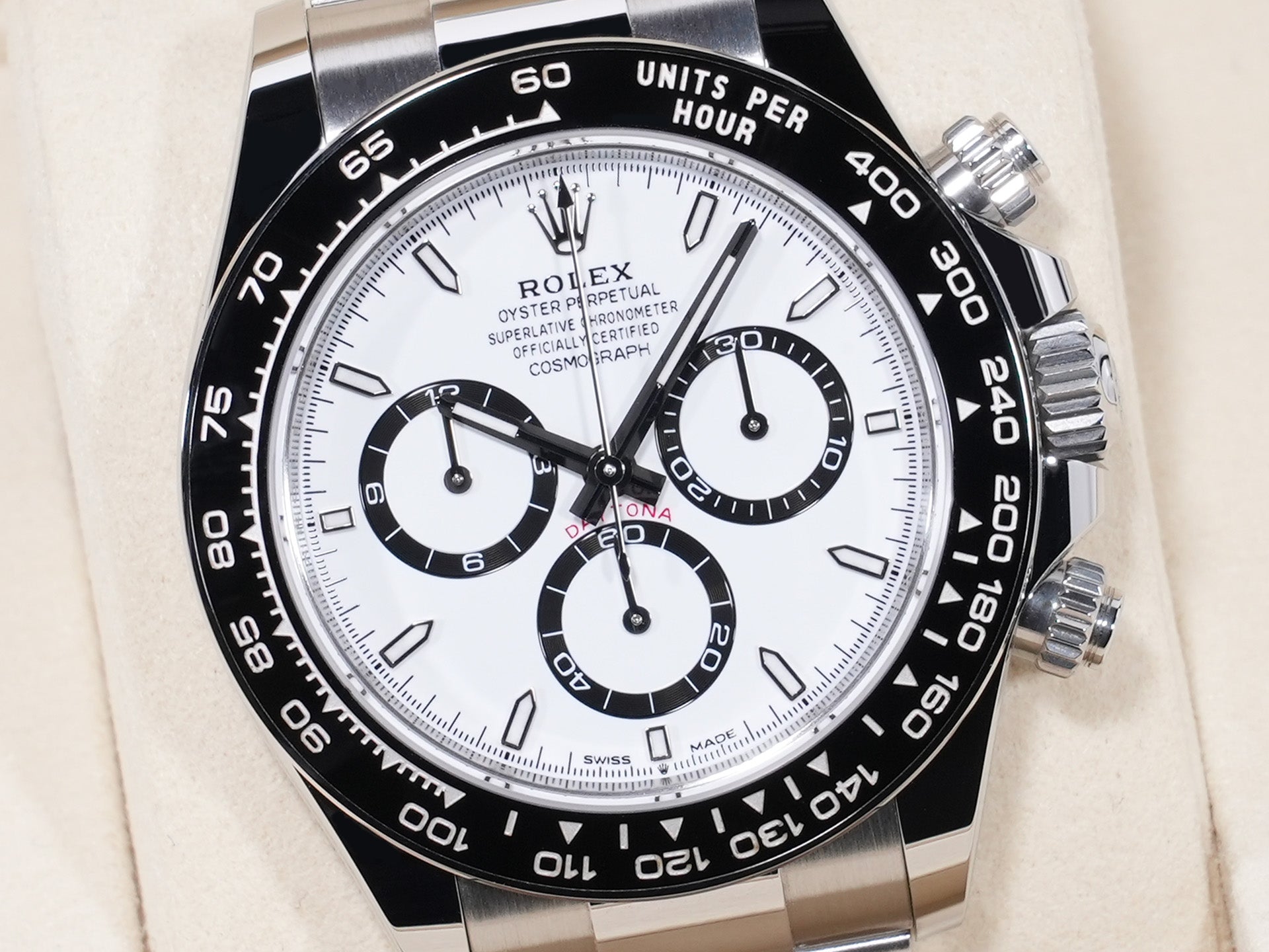 ロレックス デイトナ Ref.126500LN SS ホワイト文字盤 未使用 d665f5v5