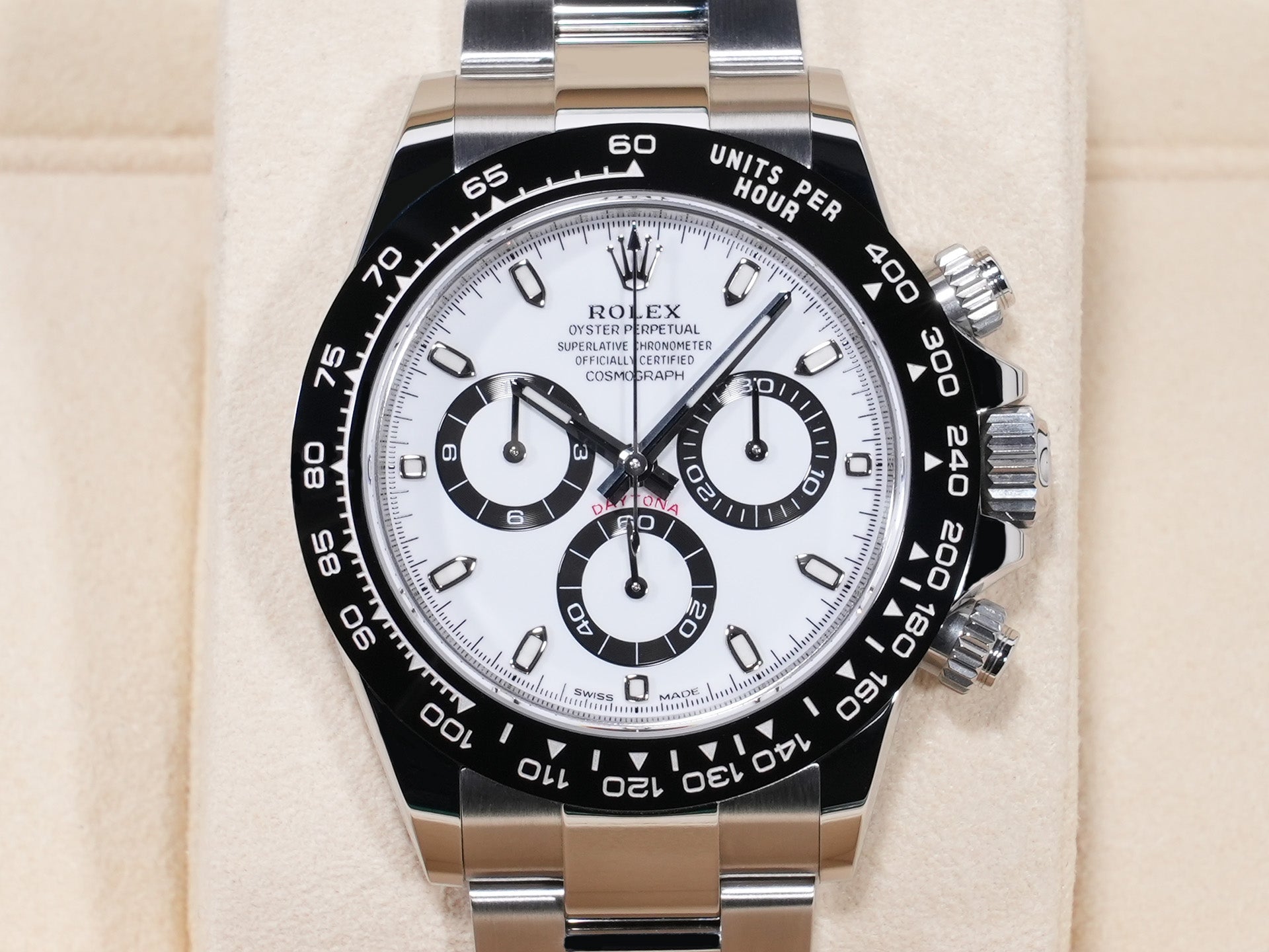 ロレックス デイトナ Ref.116500LN SS ホワイト文字盤 未使用 umh68n2s