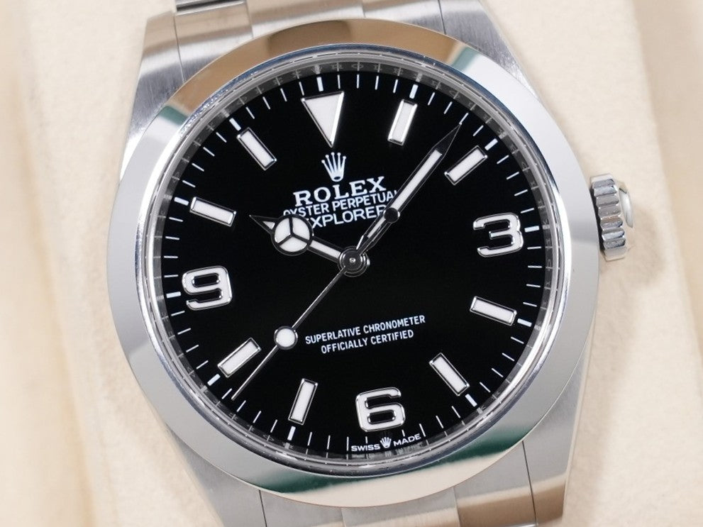 ロレックス エクスプローラー40 Ref.224270 ステンレススチール ブラック文字盤