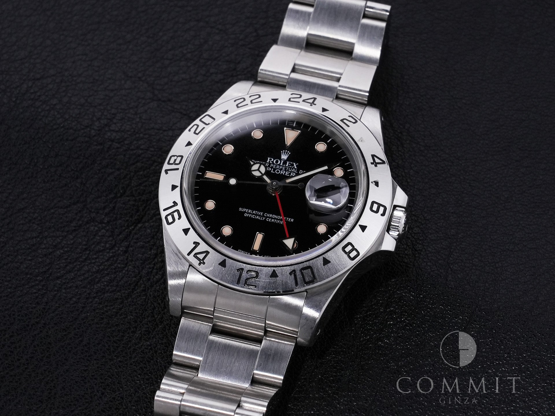 ロレックス エクスプローラーII Ref.16570 ステンレススチール ブラック文字盤 中古 389ufqsz