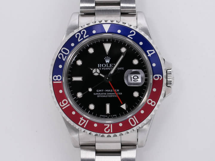 ロレックス GMTマスター Ref.16700 ステンレススチール ブラック文字盤 オイスターブレスレット 中古 on5k4tsz