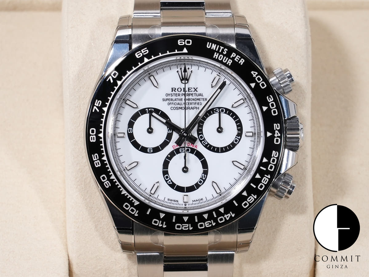 ロレックス デイトナ Ref.126500LN ステンレススチール ホワイト文字盤 未使用 miy95rni