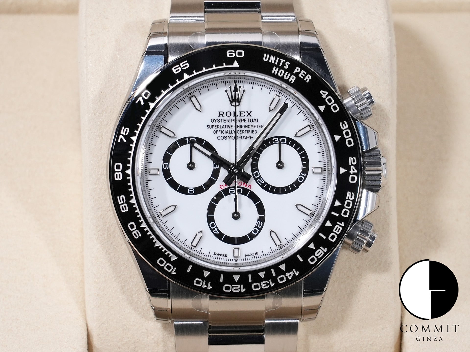 ロレックス デイトナ Ref.126500LN ステンレススチール ホワイト文字盤 未使用 miy95rni