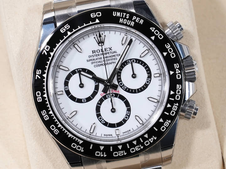 ロレックス デイトナ Ref.126500LN ステンレススチール ホワイト文字盤 未使用 miy95rni