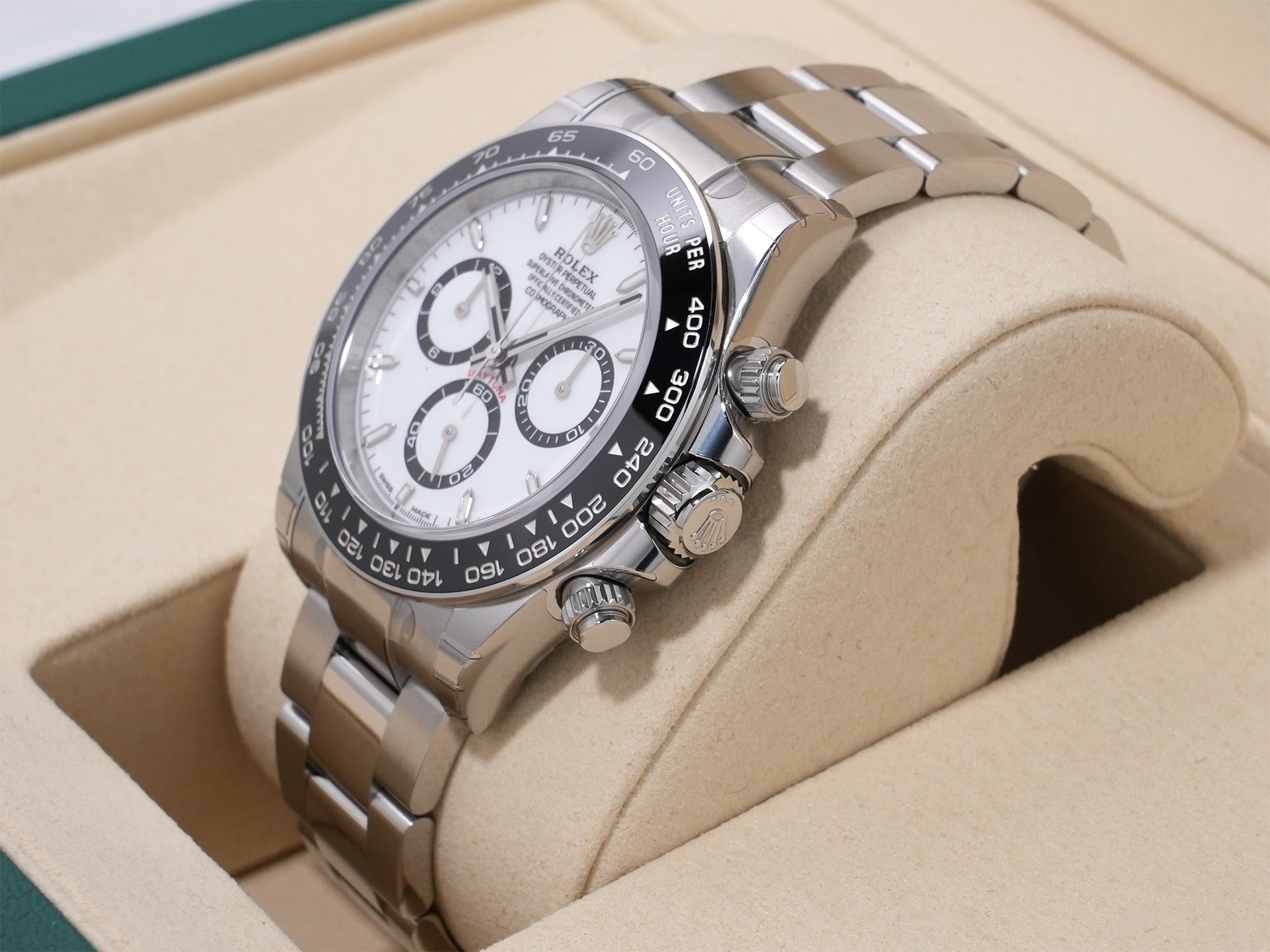 ロレックス デイトナ Ref.126500LN ステンレススチール ホワイト文字盤 未使用 miy95rni