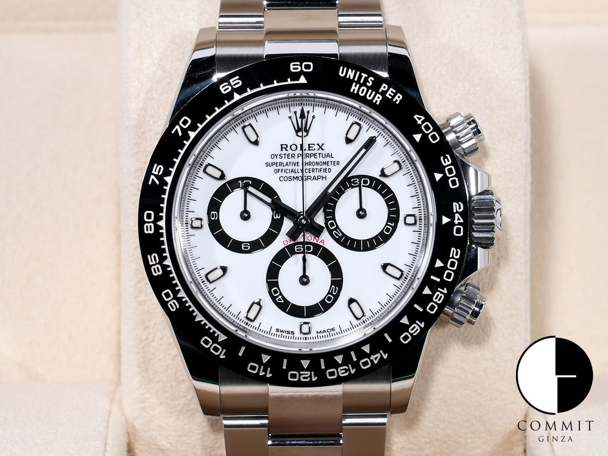 ロレックス デイトナ Ref.116500LN ステンレススチール ホワイト文字盤 美中古 bshobtob