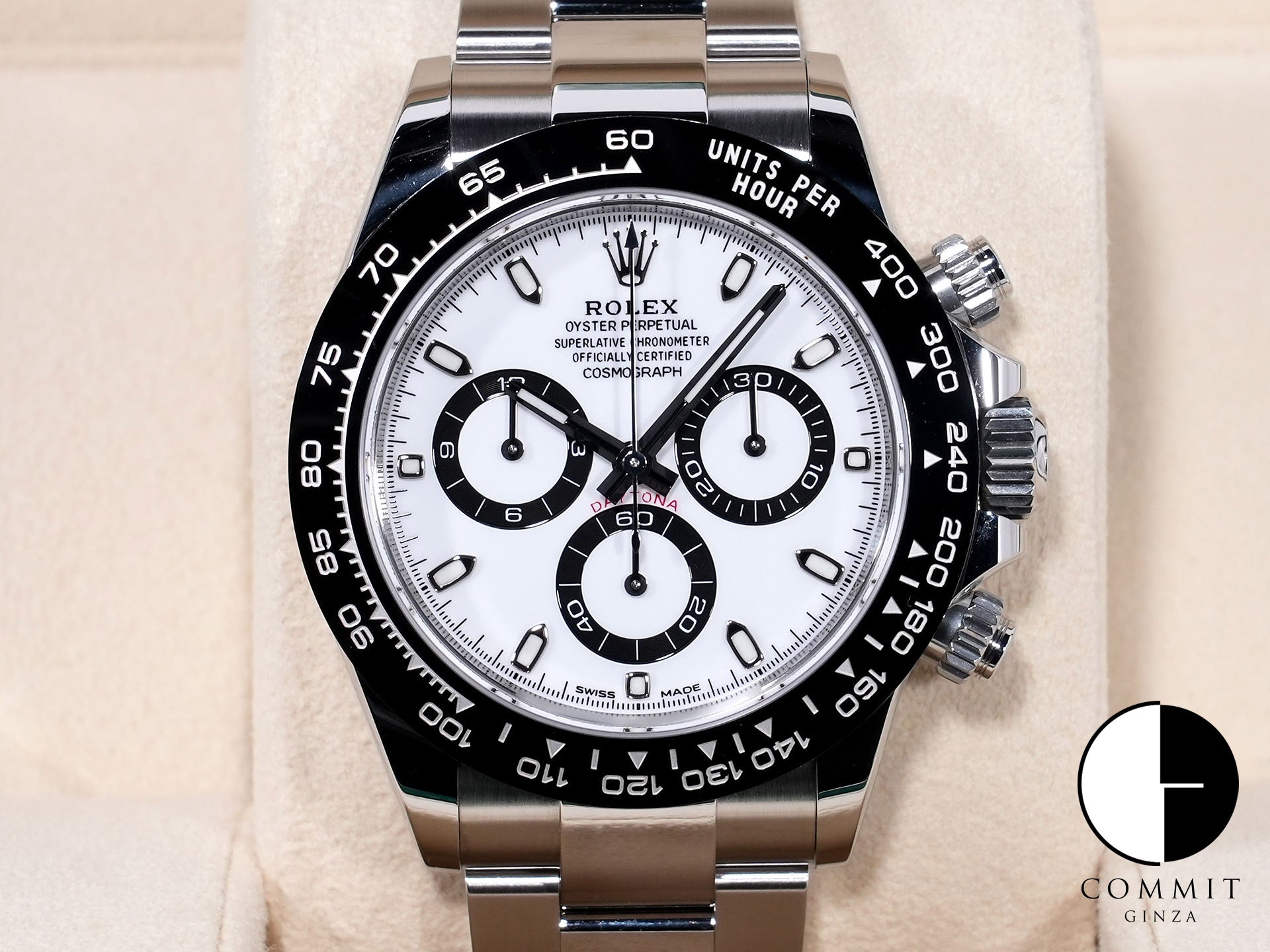 ロレックス デイトナ Ref.116500LN ステンレススチール ホワイト文字盤 美中古 bshobtob