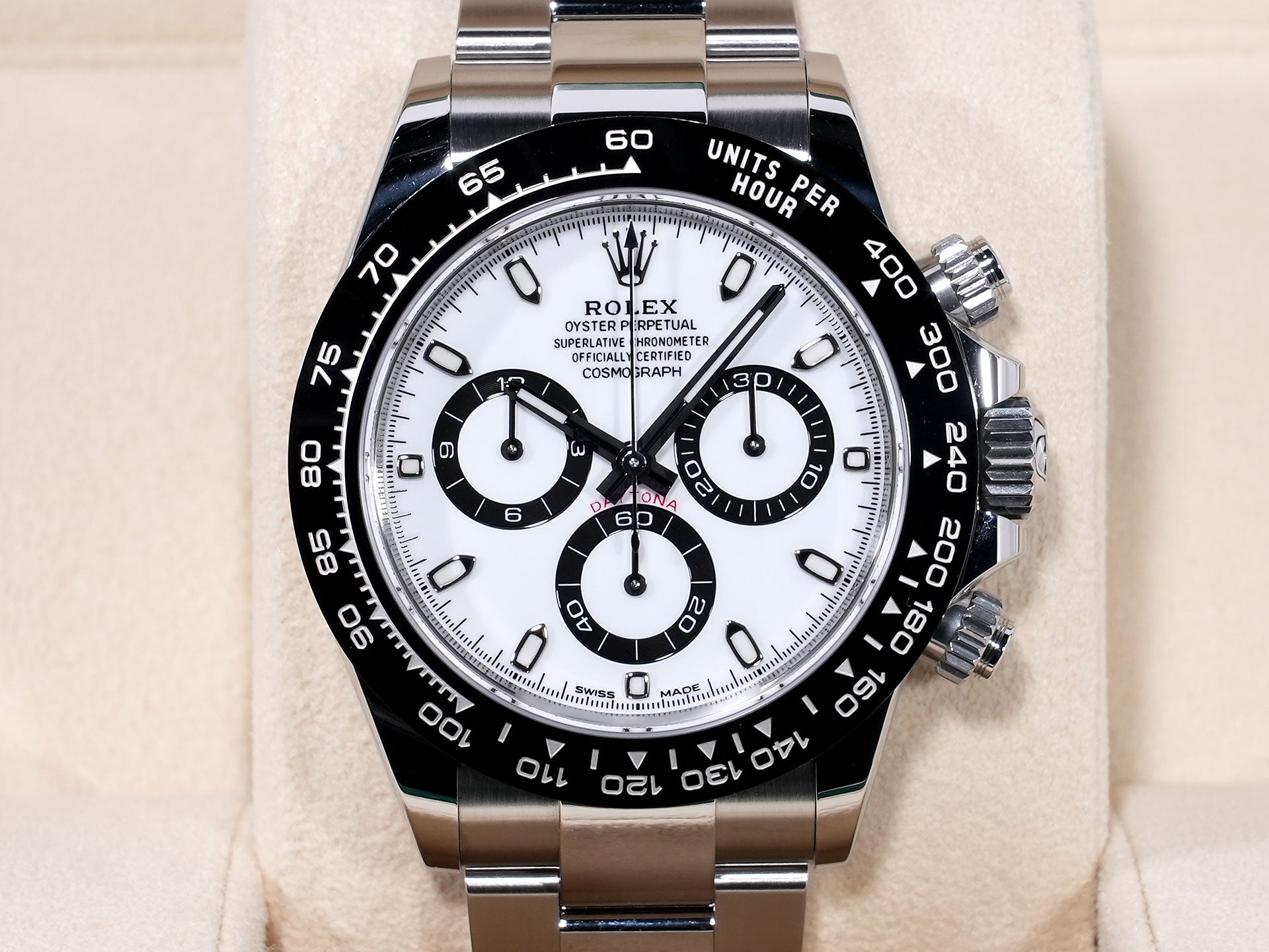 ロレックス デイトナ Ref.116500LN ステンレススチール ホワイト文字盤 美中古 bshobtob