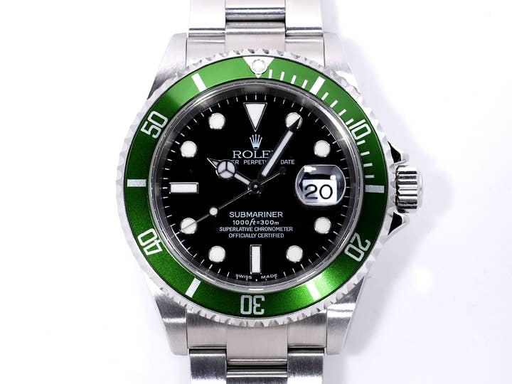 ロレックス サブマリーナー デイト Ref.16610LV ステンレススチール ブラック文字盤 中古 7oo93sh8