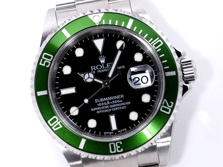 ロレックス サブマリーナー デイト Ref.16610LV ステンレススチール ブラック文字盤 中古 7oo93sh8