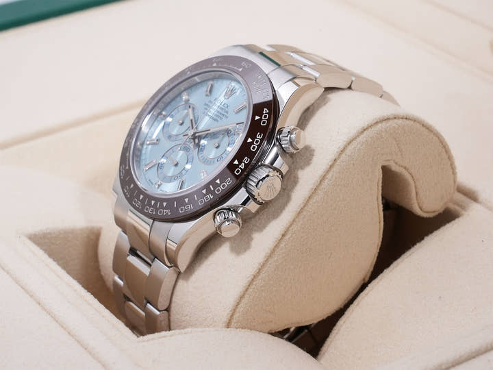 Rolex Daytona Ref. 116506A Platinum Ice Blue Dial, Pre-owned (op46e5rh)