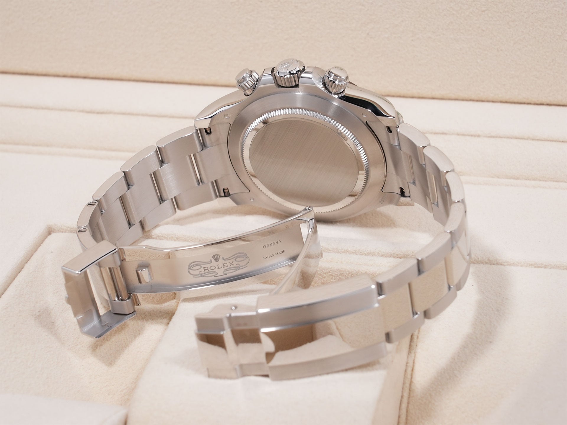 Rolex Daytona Ref. 116506A Platinum Ice Blue Dial, Pre-owned (op46e5rh)