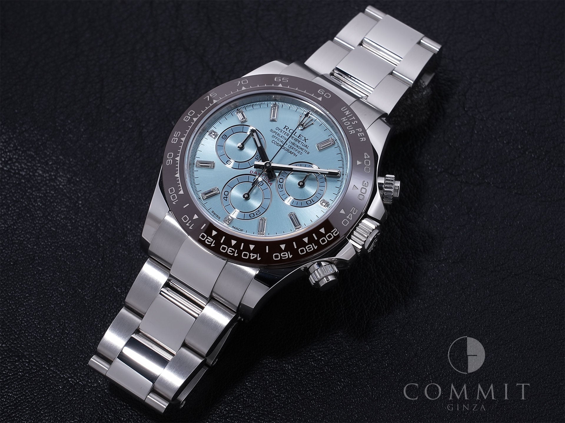 Rolex Daytona Ref. 116506A Platinum Ice Blue Dial, Pre-owned (op46e5rh)