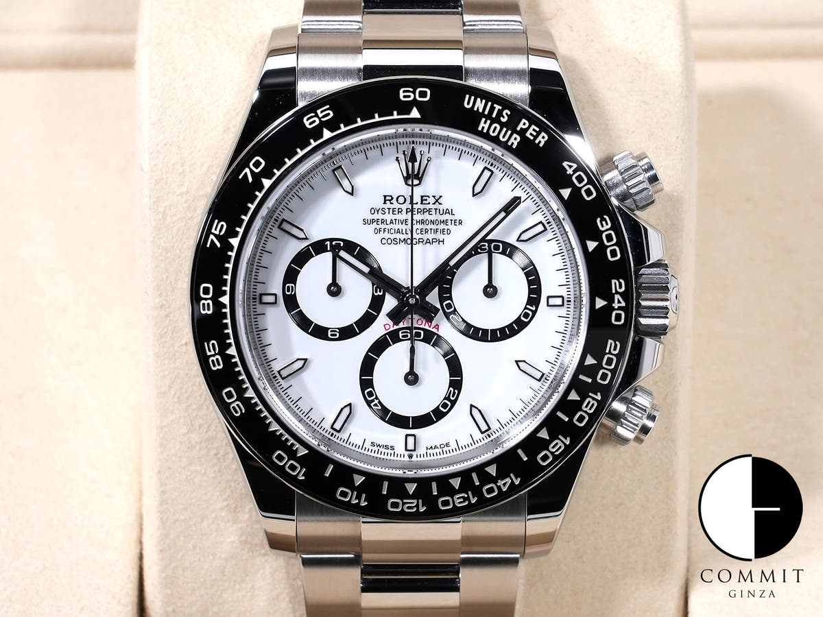 ロレックス デイトナ Ref.126500LN ステンレススチール ホワイト文字盤 美品 9ibg5sa9