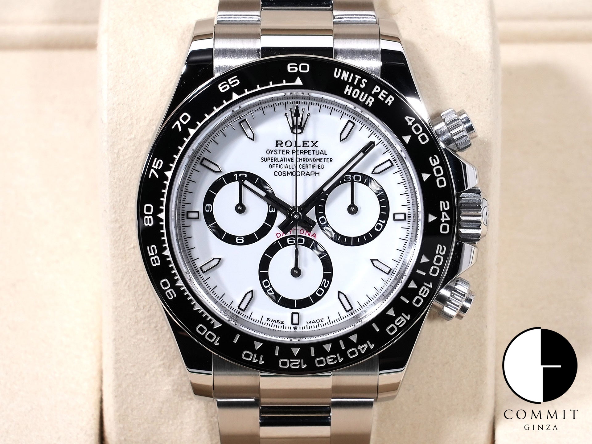 ロレックス デイトナ Ref.126500LN ステンレススチール ホワイト文字盤 美品 9ibg5sa9