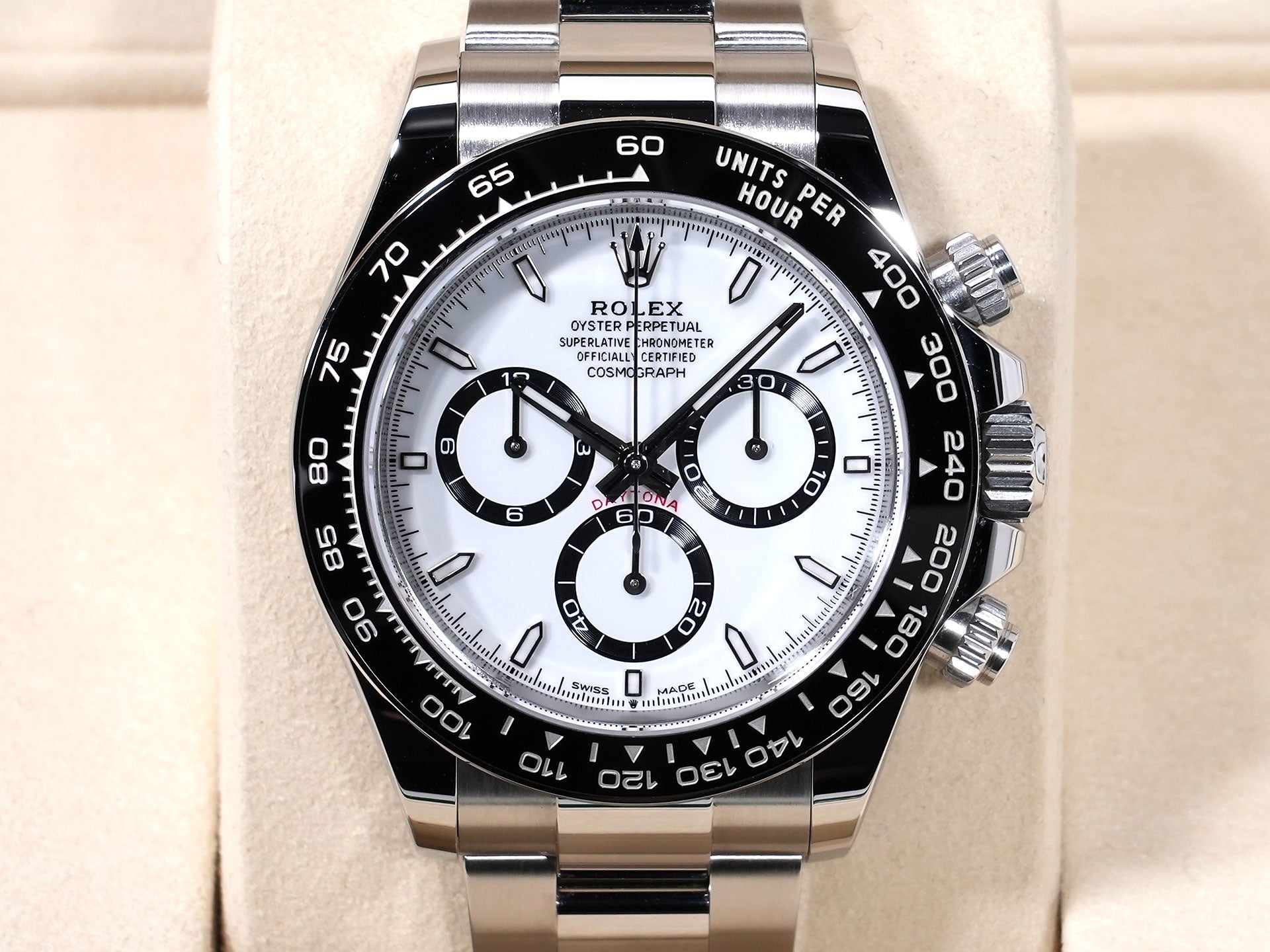 ロレックス デイトナ Ref.126500LN ステンレススチール ホワイト文字盤 美品 9ibg5sa9