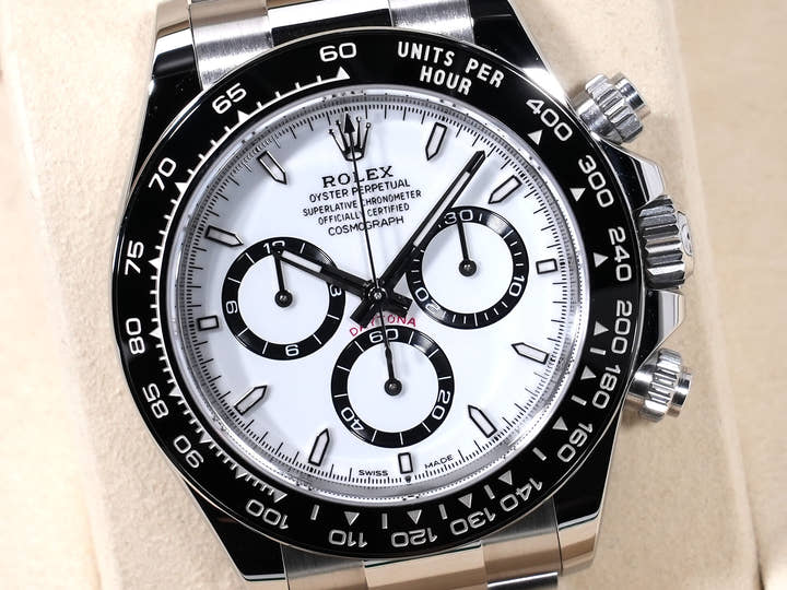ロレックス デイトナ Ref.126500LN ステンレススチール ホワイト文字盤 美品 9ibg5sa9