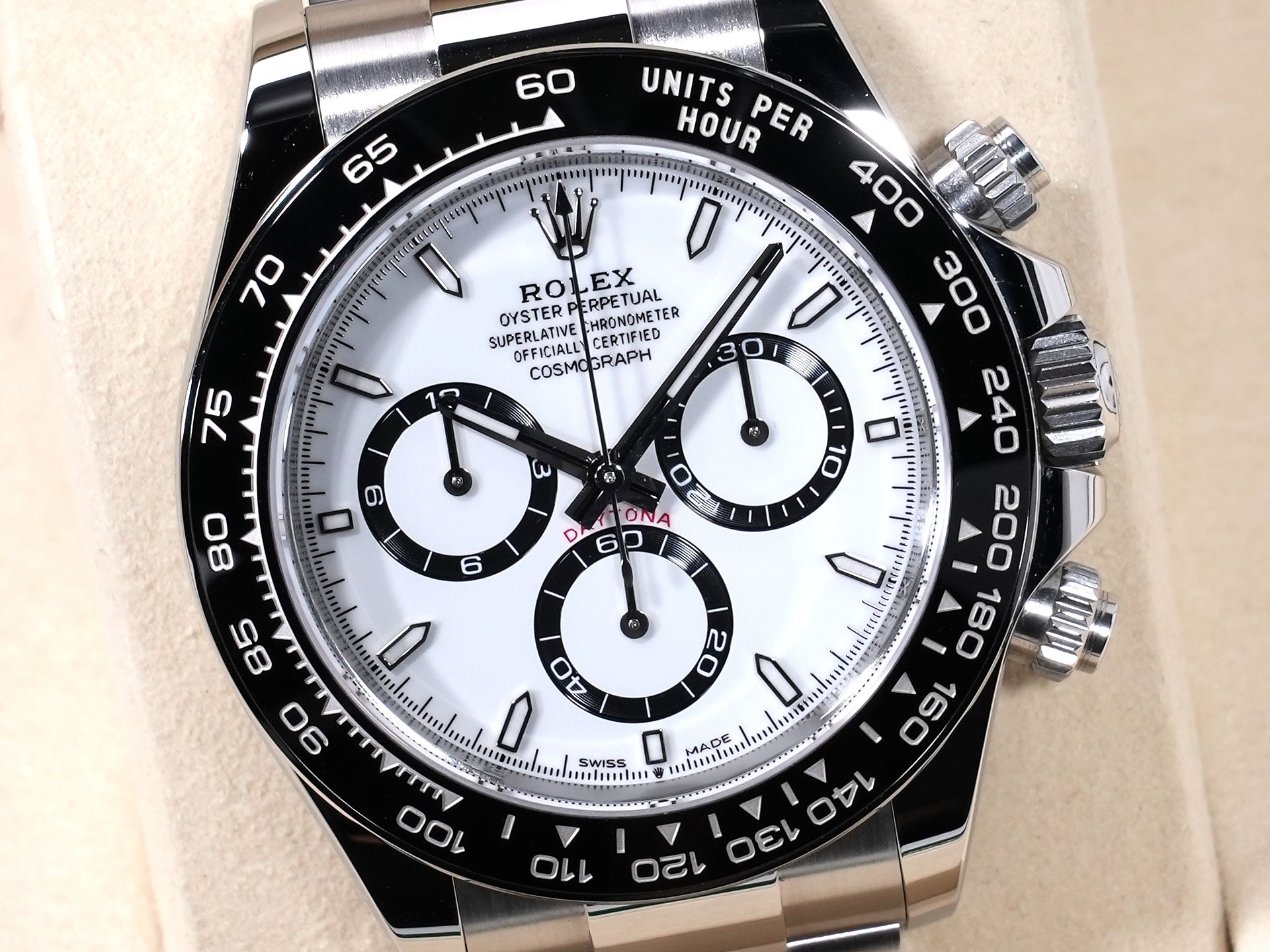 ロレックス デイトナ Ref.126500LN ステンレススチール ホワイト文字盤 美品 9ibg5sa9
