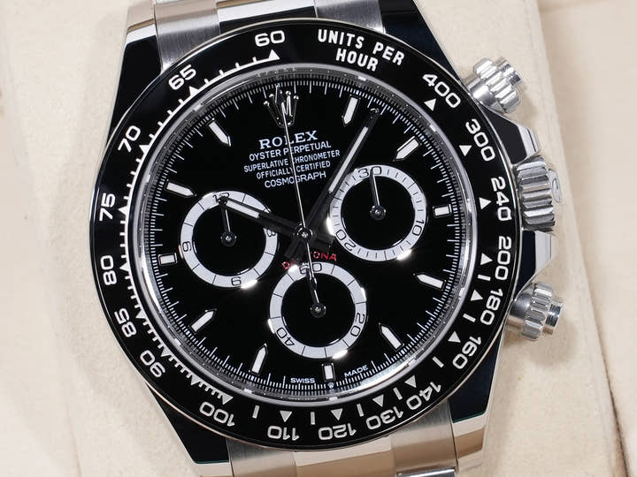 ロレックス デイトナ Ref.126500LN ステンレススチール ブラック文字盤 未使用 ird9n28e