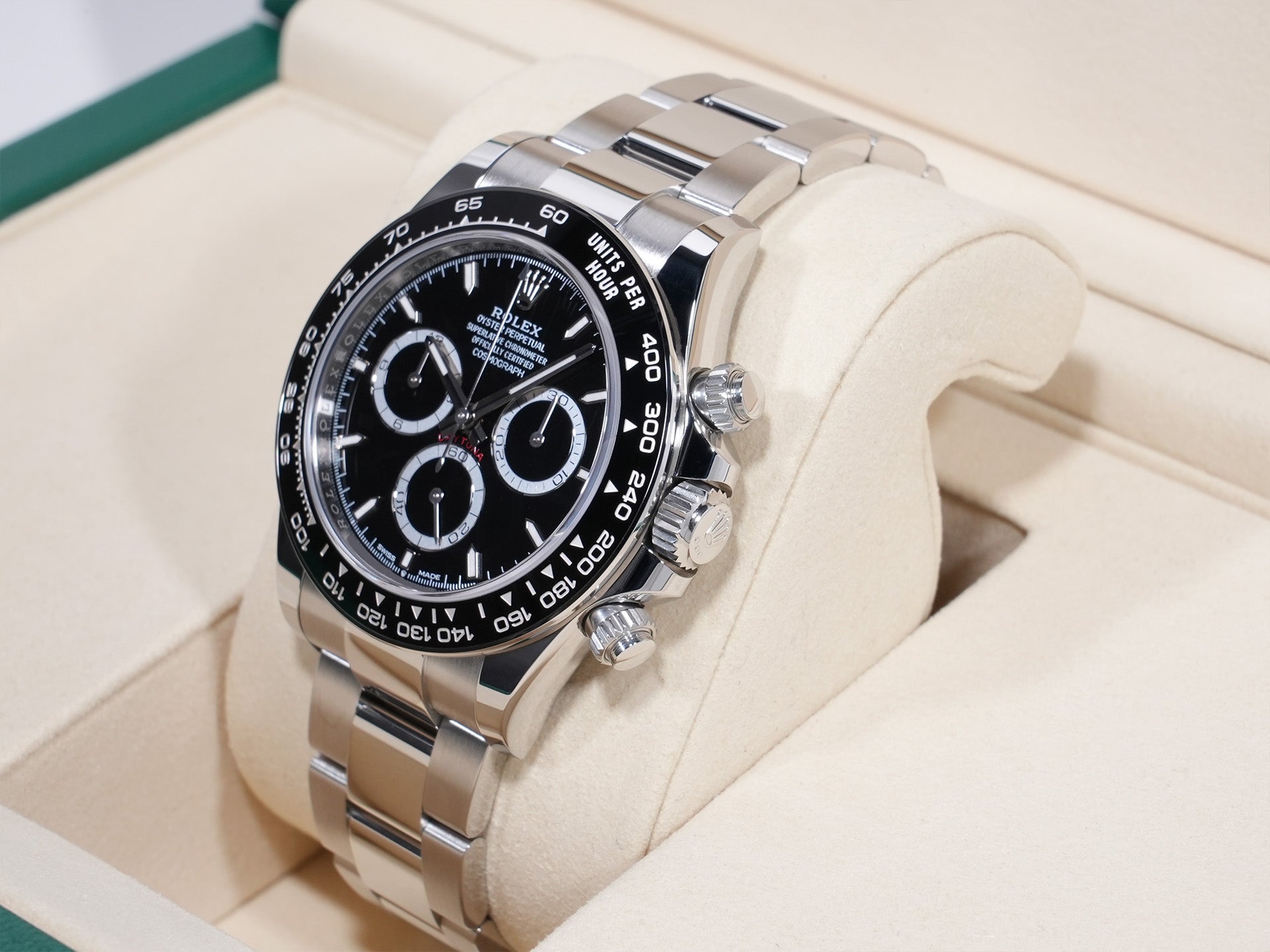 ロレックス デイトナ Ref.126500LN ステンレススチール ブラック文字盤 未使用 ird9n28e