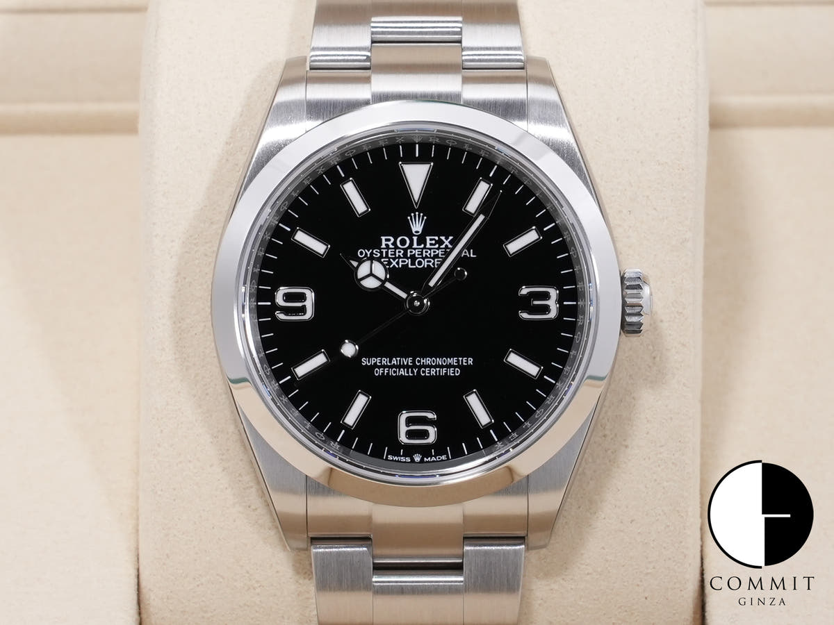 Rolex Explorer 36 Ref. 124270 Stainless Steel Black Dial Unused mpsqoe8o