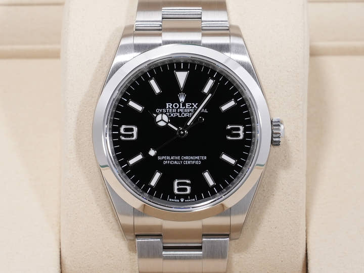 Rolex Explorer 36 Ref. 124270 Stainless Steel Black Dial Unused mpsqoe8o