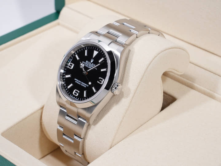 Rolex Explorer 36 Ref. 124270 Stainless Steel Black Dial Unused mpsqoe8o