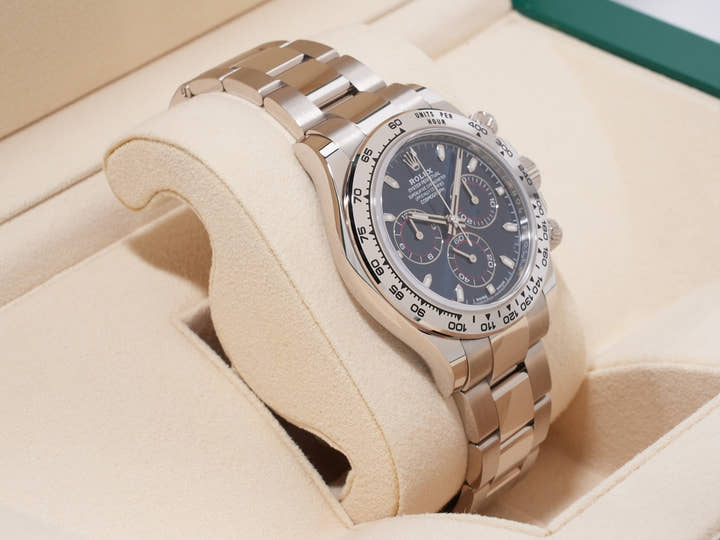 Rolex Daytona Ref. 116509 White Gold Blue Dial Unused dezjm4sy