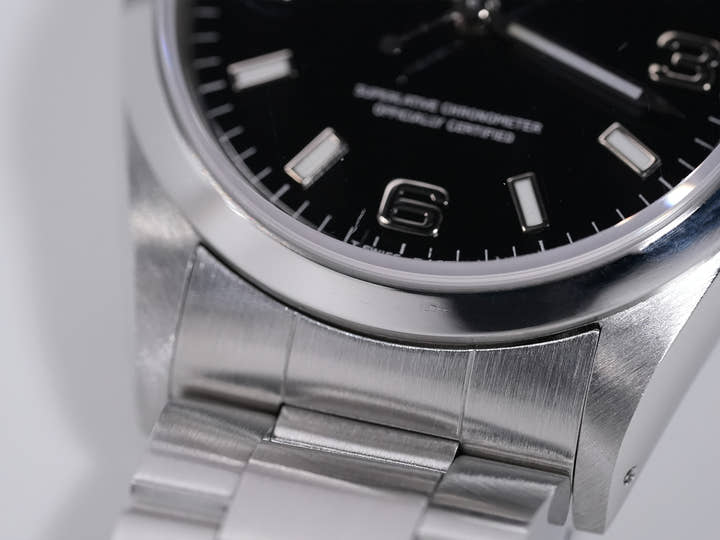 Rolex Explorer I Ref. 14270 Stainless Steel Black Dial Pre-owned  (hsau2tw likely refers to an item ID or code and is not translated)