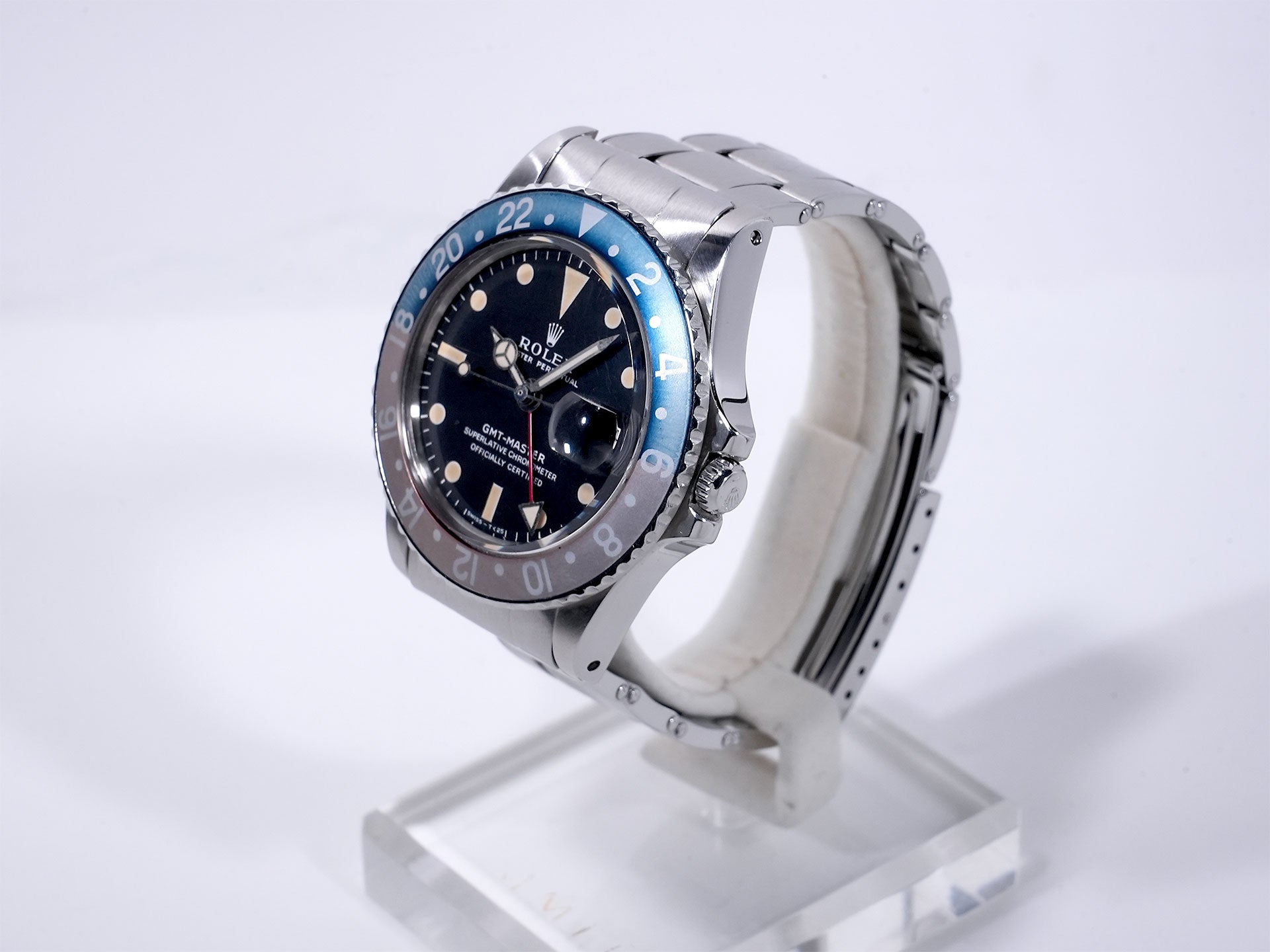 ロレックス GMTマスター Ref.1675 ステンレススチール ブラック文字盤 中古 hs3aeao6