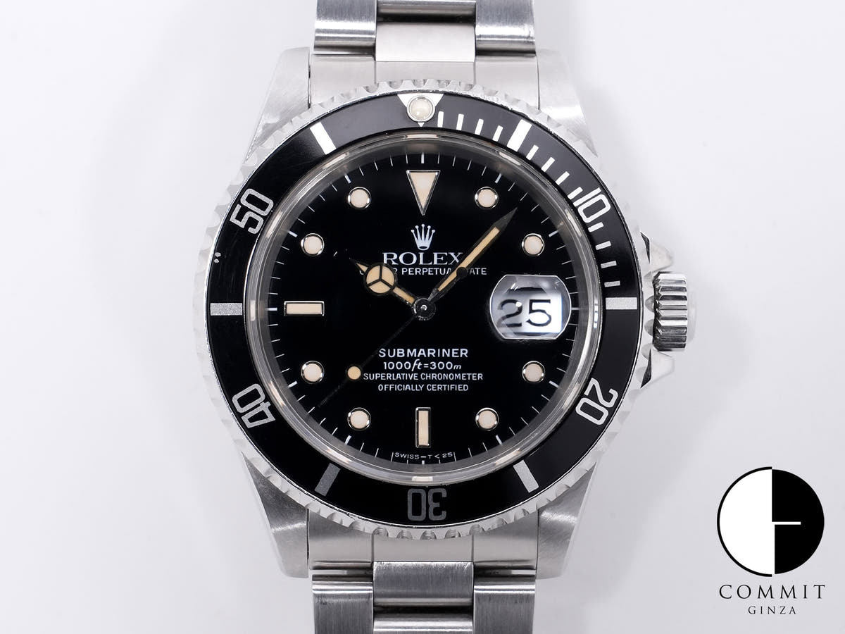 Rolex Submariner Date Ref. 16610 Stainless Steel Black Dial Pre-owned nc4kjz8w