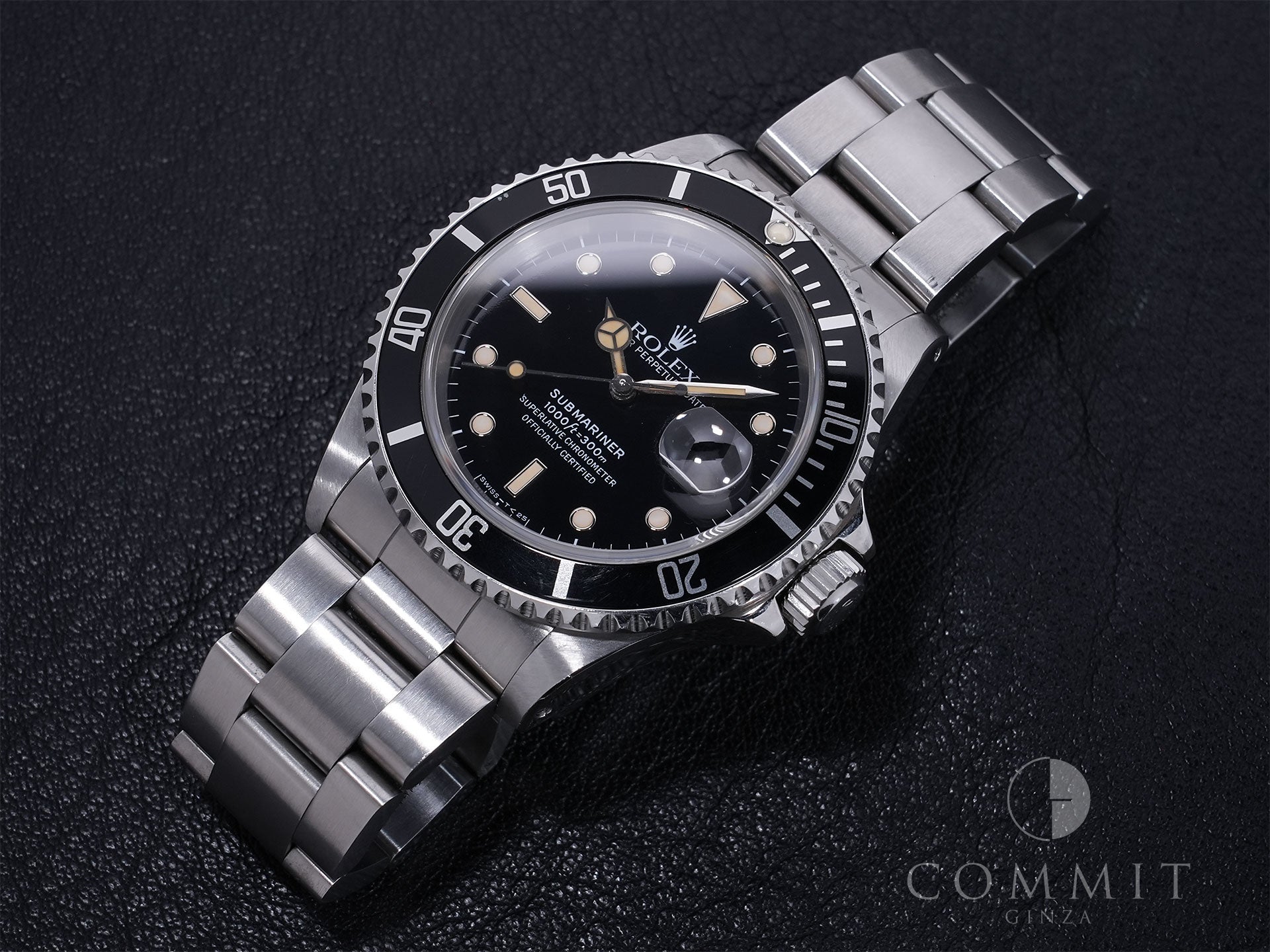 Rolex Submariner Date Ref. 16610 Stainless Steel Black Dial Pre-owned nc4kjz8w