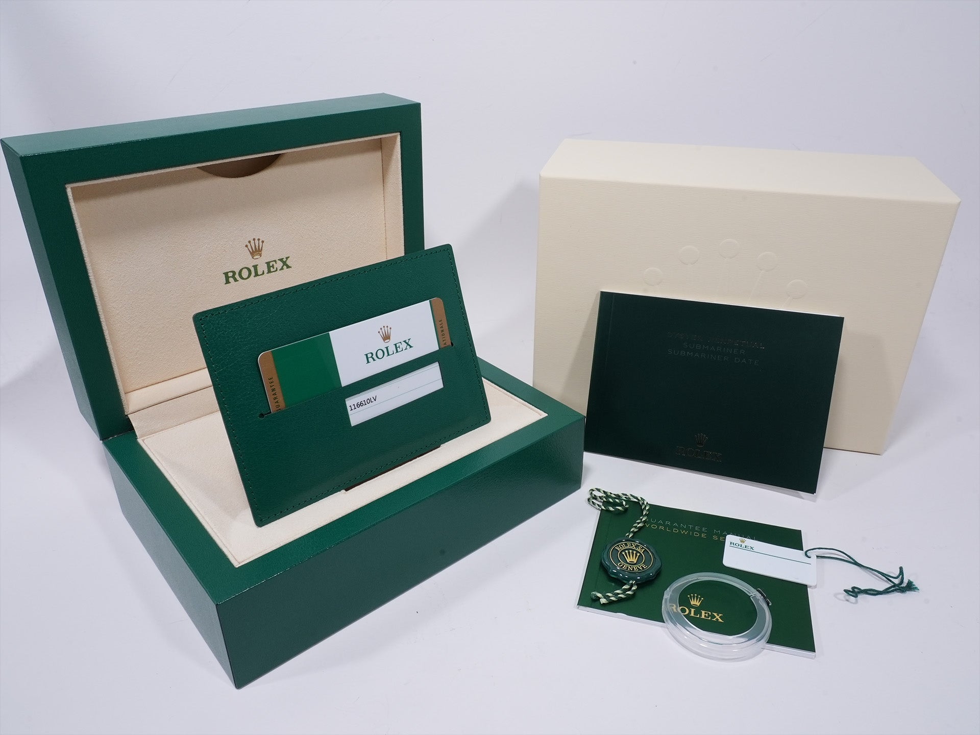 Rolex Submariner Date Ref. 116610LV Stainless Steel Green Dial Unused e6i2ikjq