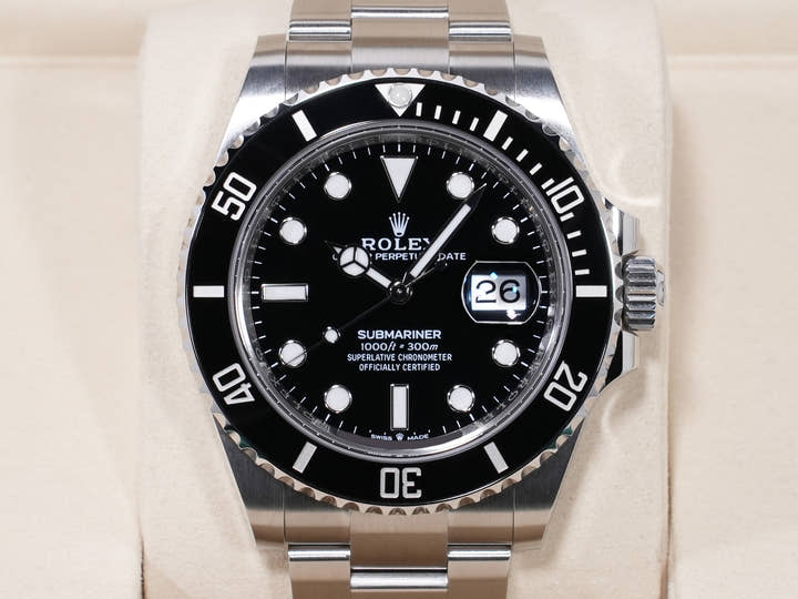Rolex Submariner Date Ref. 126610LN Stainless Steel Black Dial Unused vid8vhuw