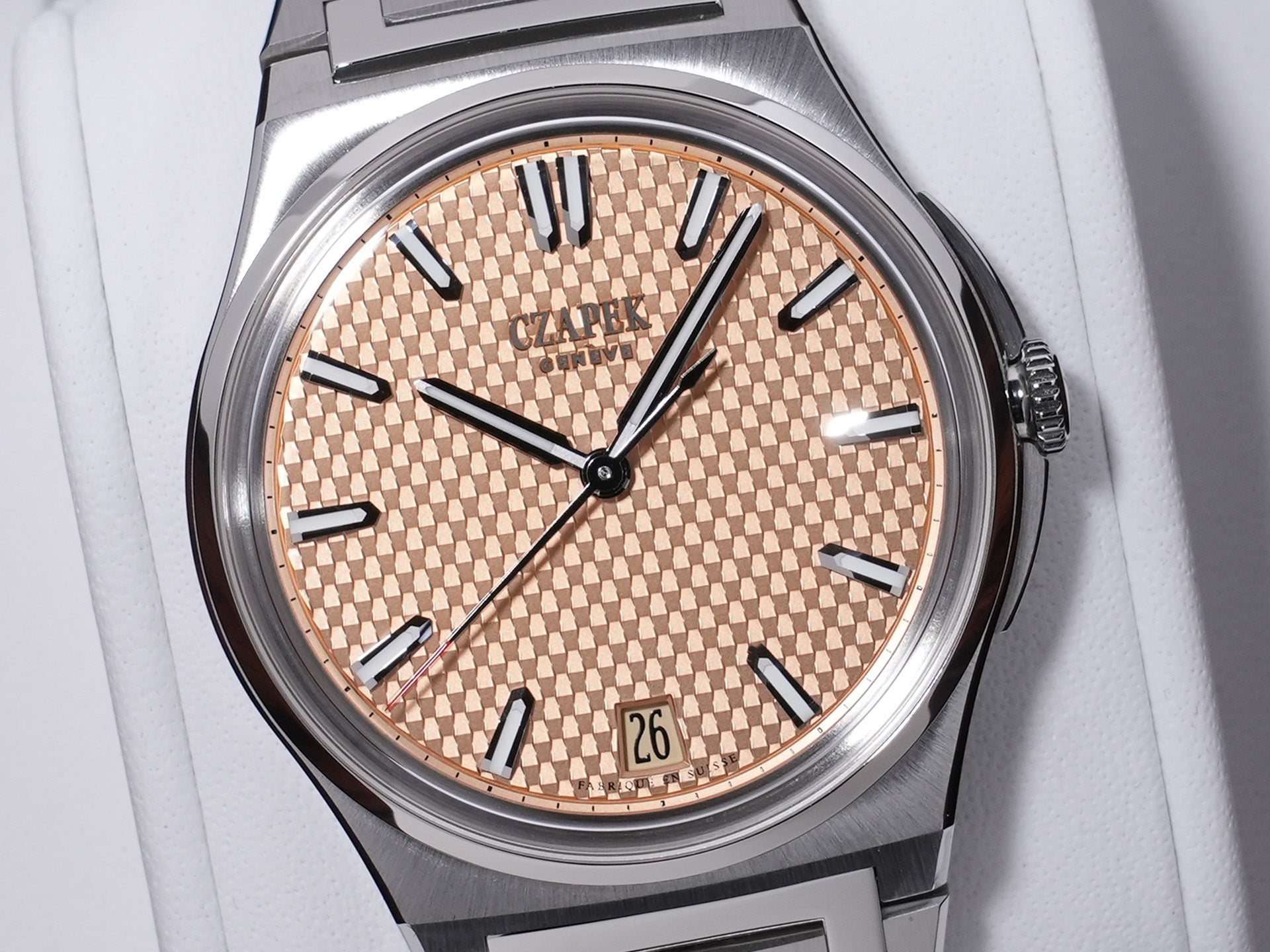 Chapeck Antarctic Passage de Drake Salmon S Ref. - Stainless Steel Salmon Dial Unused anokvicb