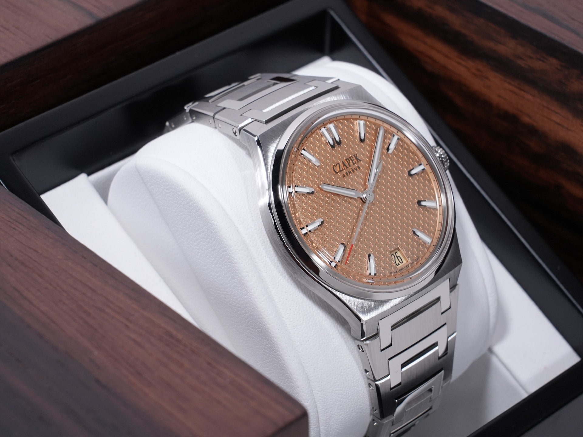 Chapeck Antarctic Passage de Drake Salmon S Ref. - Stainless Steel Salmon Dial Unused anokvicb