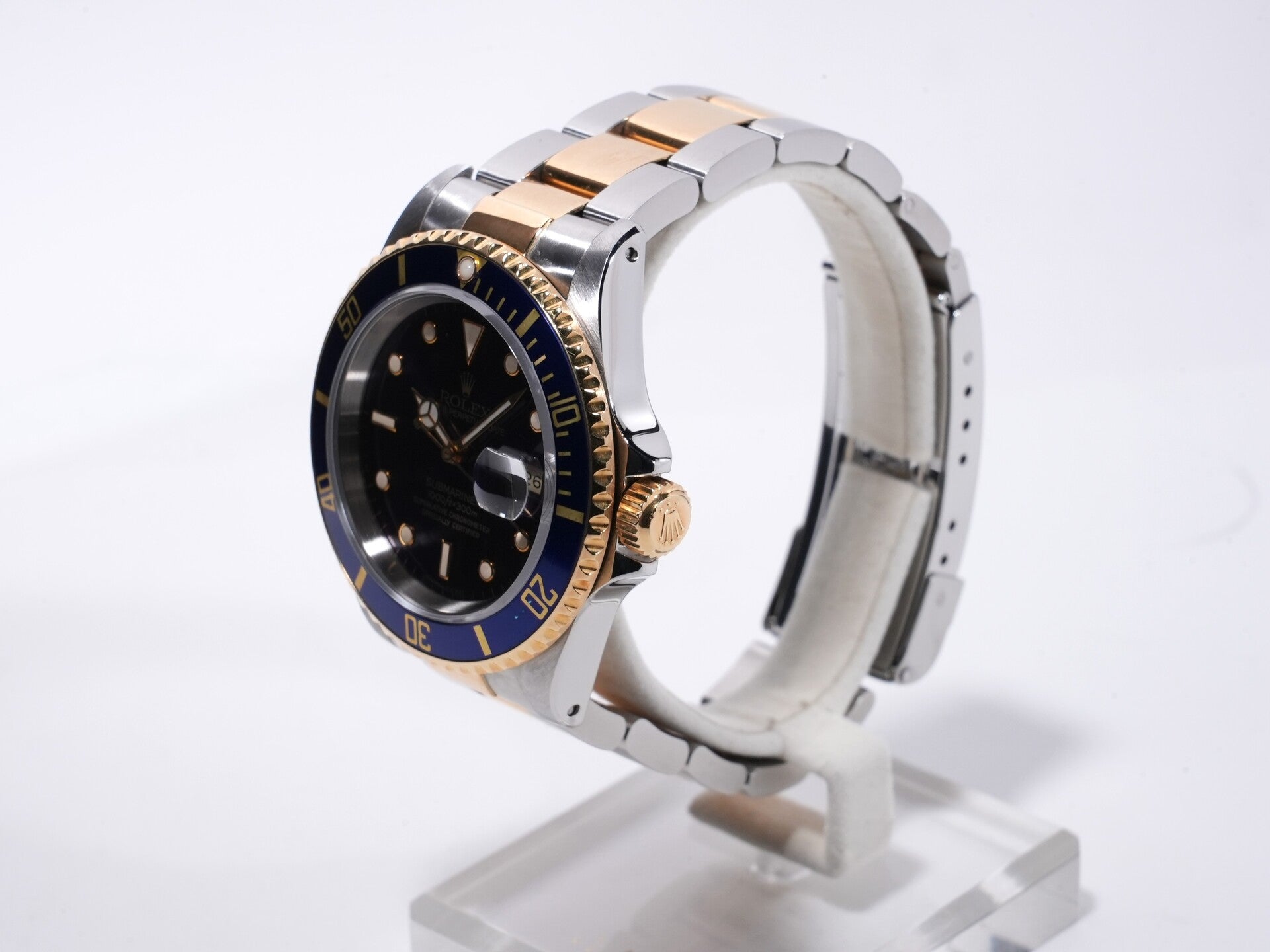 Rolex Submariner Date Ref. 16613 Stainless Steel/Yellow Gold Blue Dial Pre-owned t2bjajca