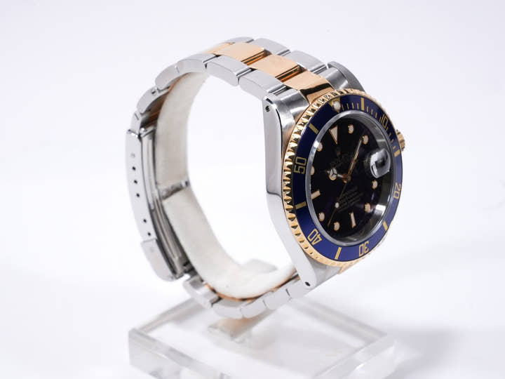 Rolex Submariner Date Ref. 16613 Stainless Steel/Yellow Gold Blue Dial Pre-owned t2bjajca