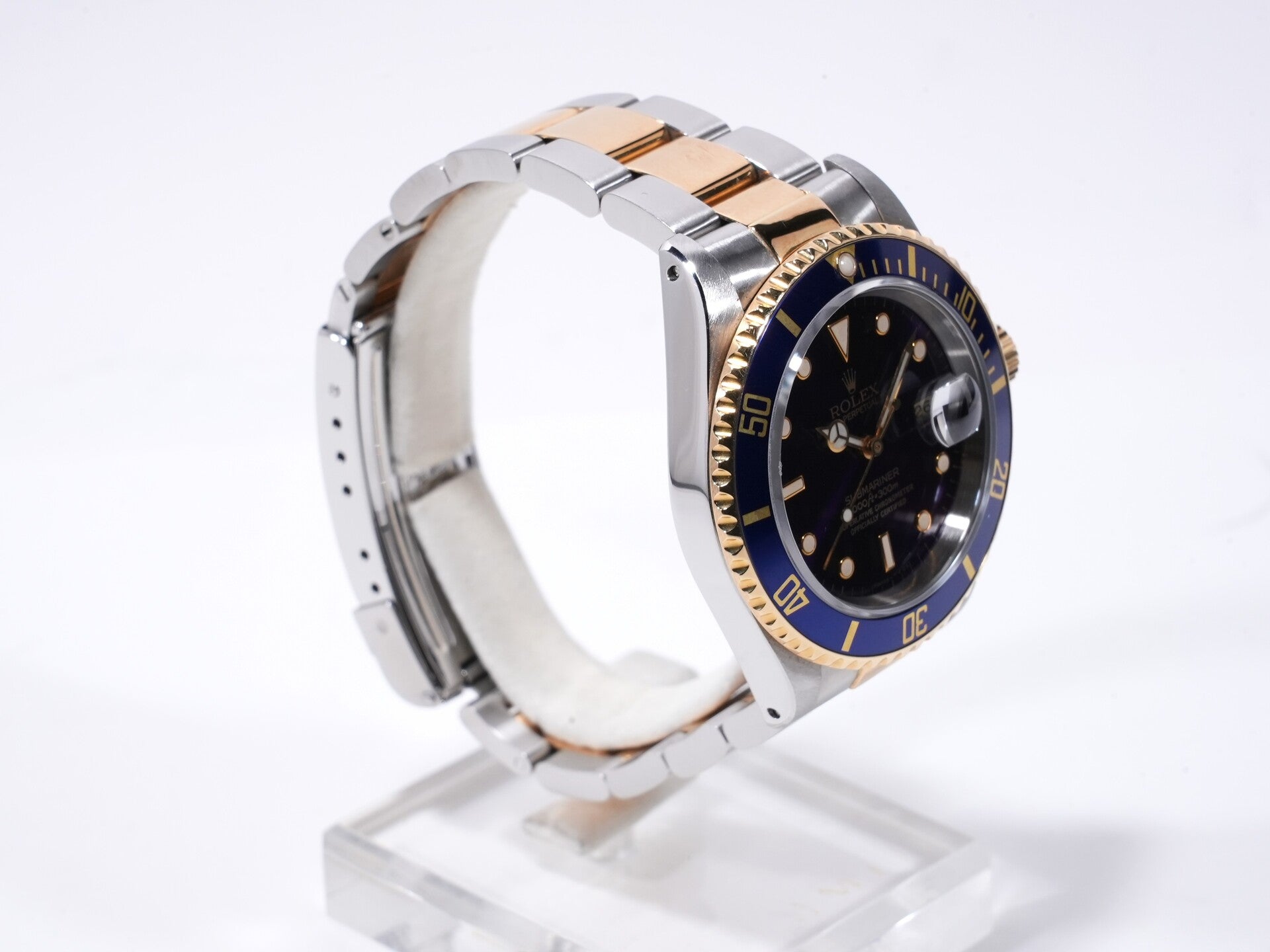 Rolex Submariner Date Ref. 16613 Stainless Steel/Yellow Gold Blue Dial Pre-owned t2bjajca