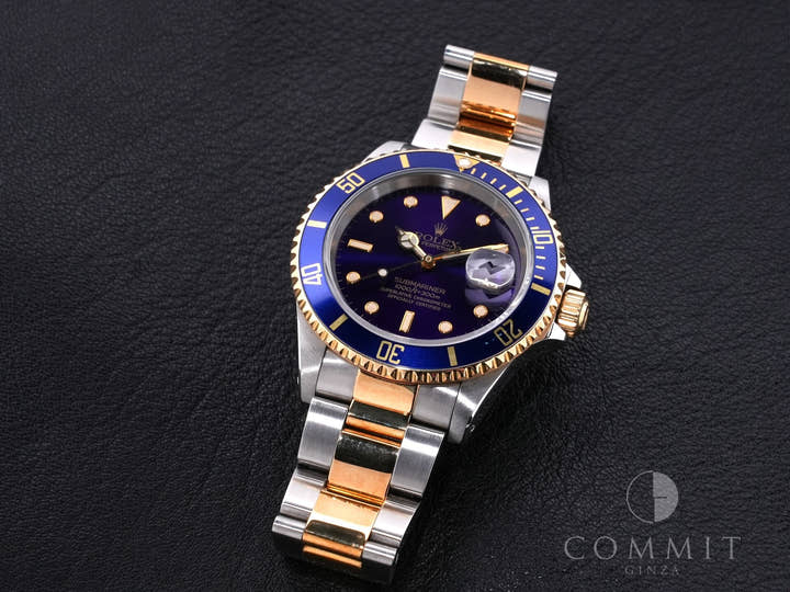Rolex Submariner Date Ref. 16613 Stainless Steel/Yellow Gold Blue Dial Pre-owned t2bjajca
