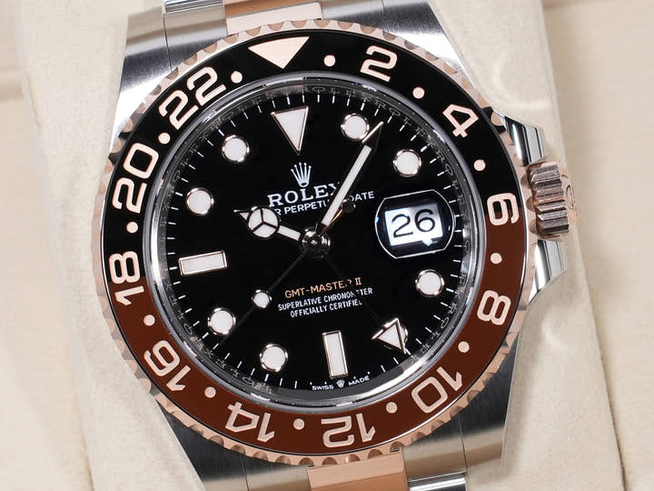 Rolex GMT-Master II Ref. 126711CHNR Stainless Steel/Everose Gold Black Dial Oyster Bracelet Unused 5vd5uveq