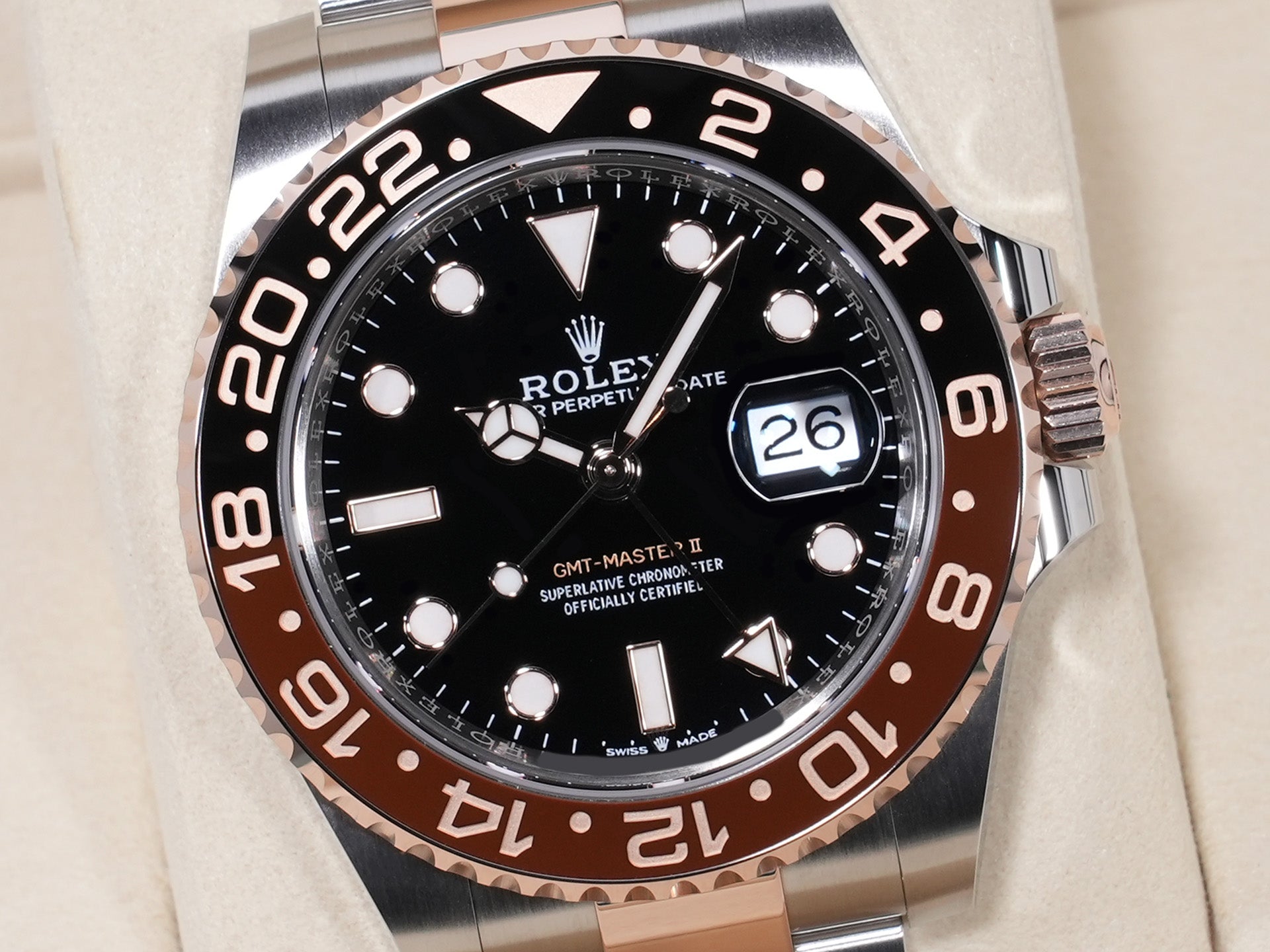 Rolex GMT-Master II Ref. 126711CHNR Stainless Steel/Everose Gold Black Dial Oyster Bracelet Unused 5vd5uveq