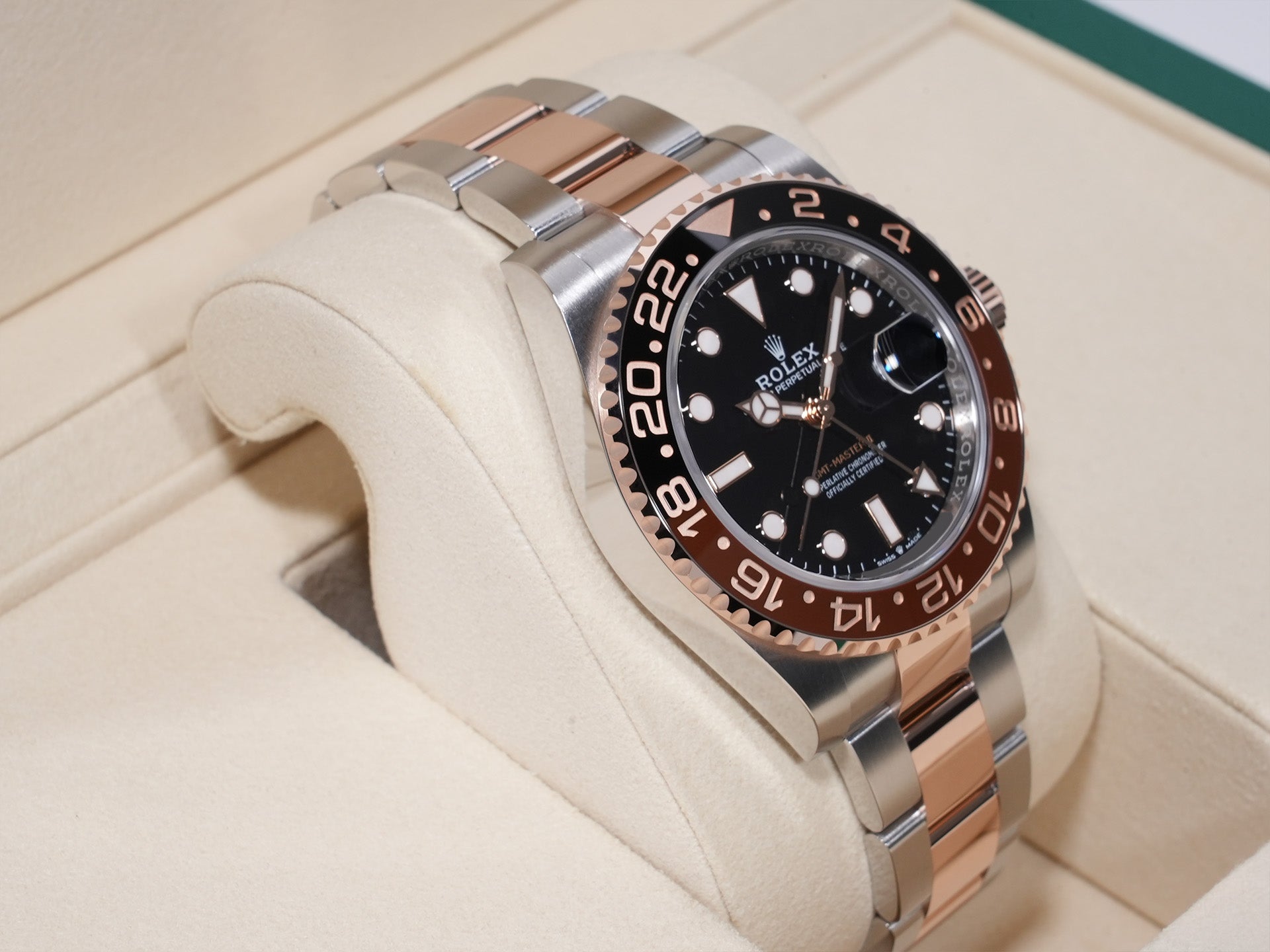 Rolex GMT-Master II Ref. 126711CHNR Stainless Steel/Everose Gold Black Dial Oyster Bracelet Unused 5vd5uveq