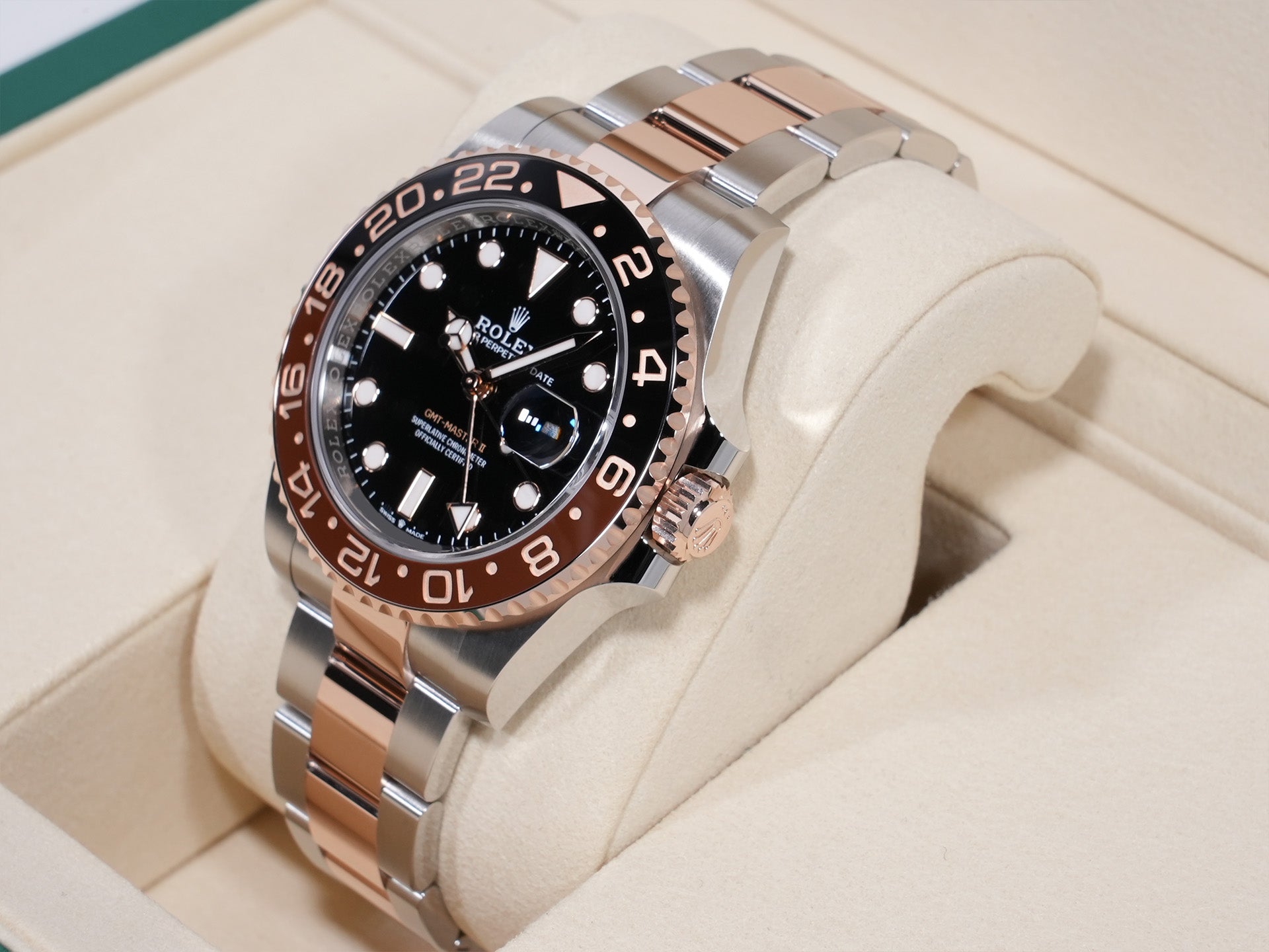 Rolex GMT-Master II Ref. 126711CHNR Stainless Steel/Everose Gold Black Dial Oyster Bracelet Unused 5vd5uveq