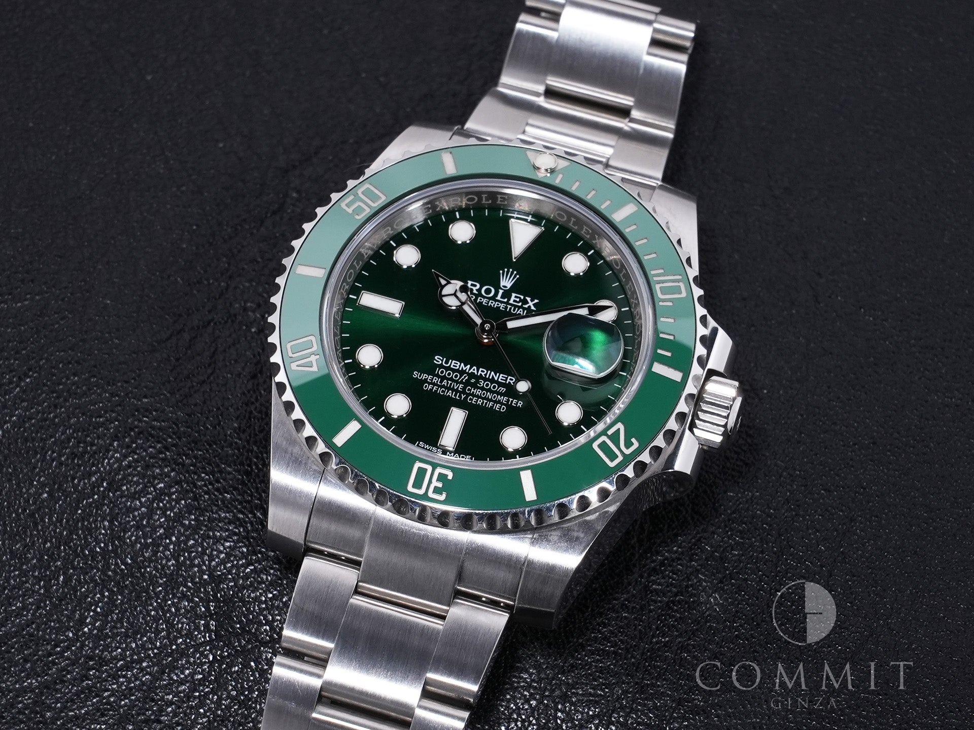 ロレックス サブマリーナー デイト Ref.116610LV ステンレススチール グリーン文字盤 中古 s9x78td5