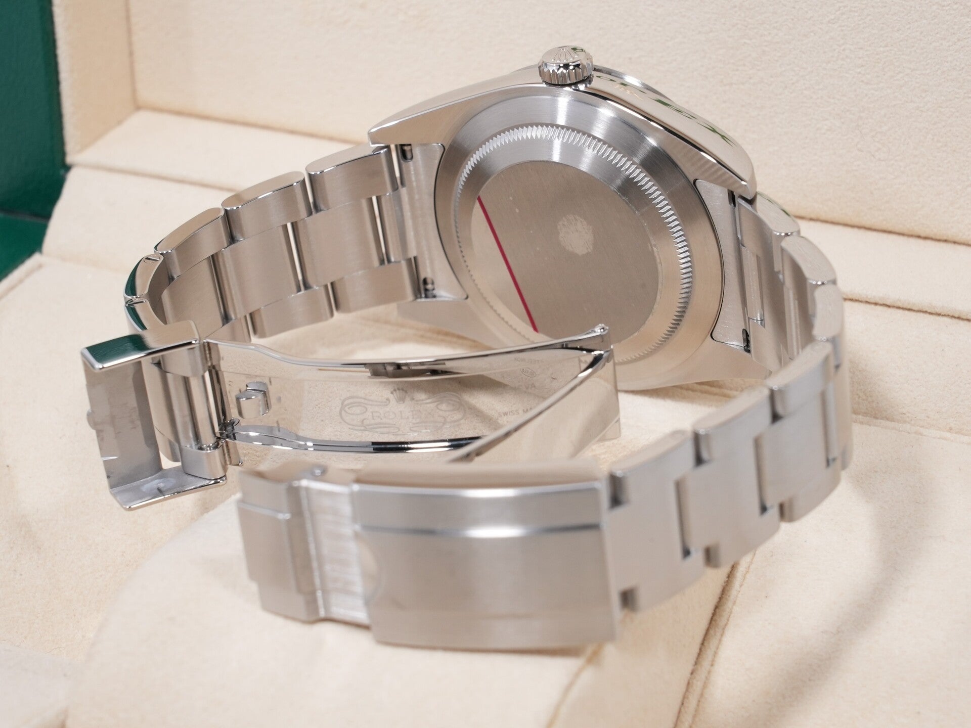 ロレックス エクスプローラーI Ref.214270 ステンレススチール ブラック文字盤 オイスターブレスレット 美品 23fkzga9