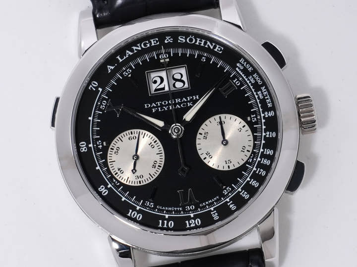 A.ランゲ＆ゾーネ ダトグラフ Ref.403.035 プラチナ ブラック文字盤 中古 req9rvyh