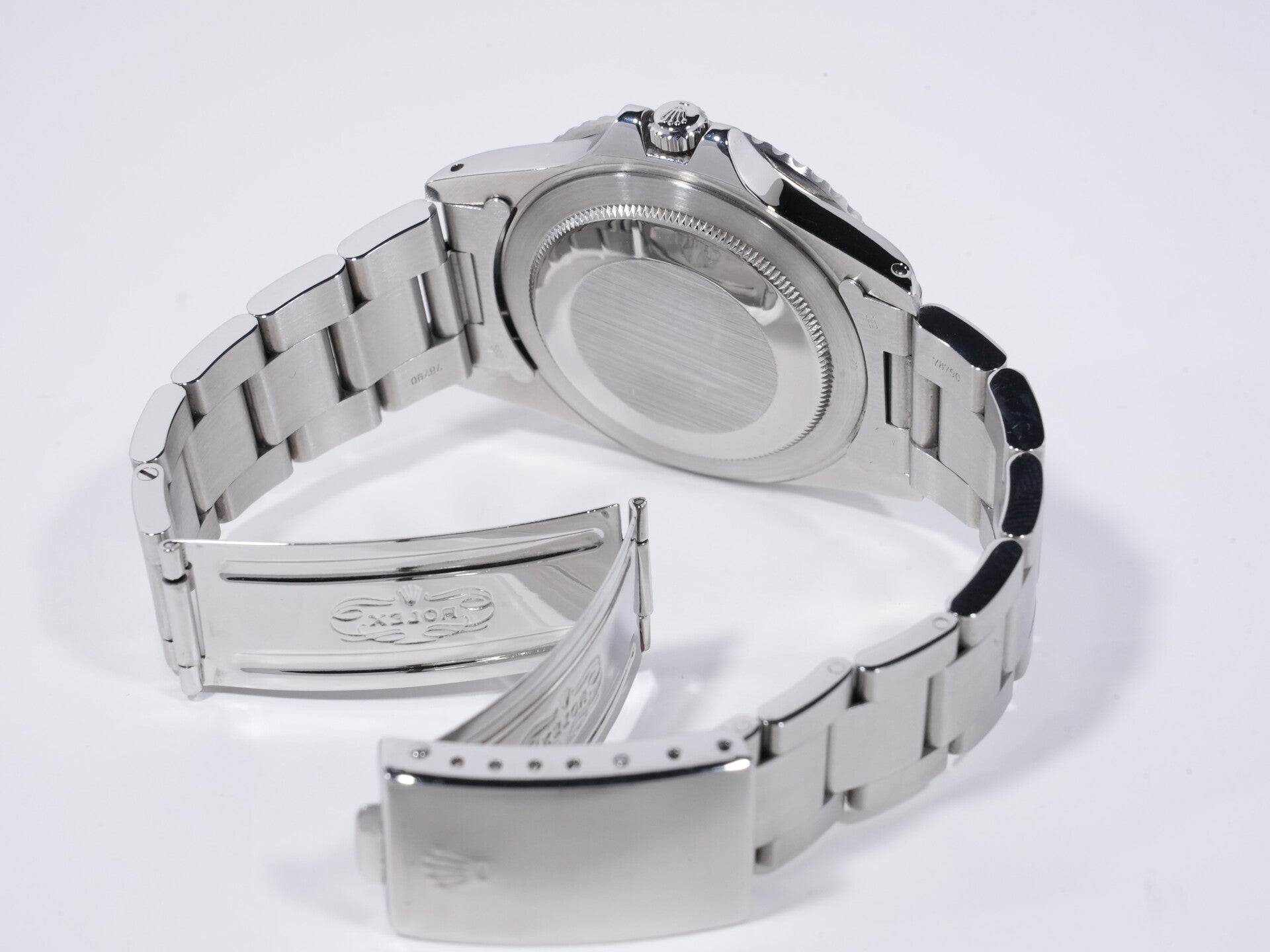 ロレックス GMTマスター Ref.1675 ステンレススチール ブラック文字盤 オイスターブレスレット 中古 25nua7xb