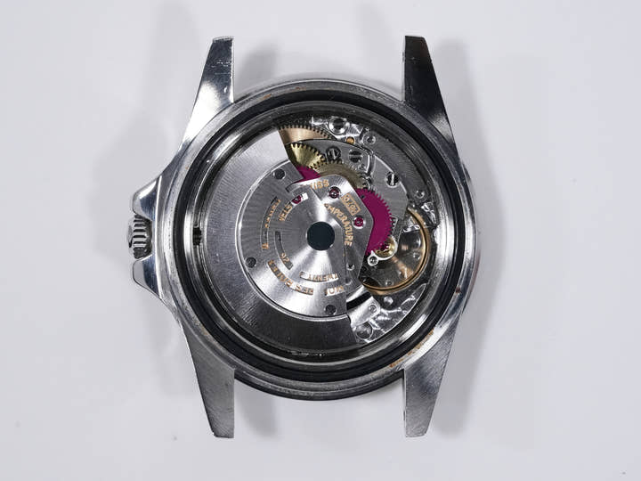 ロレックス GMTマスター Ref.1675 ステンレススチール ブラック文字盤 オイスターブレスレット 中古 25nua7xb