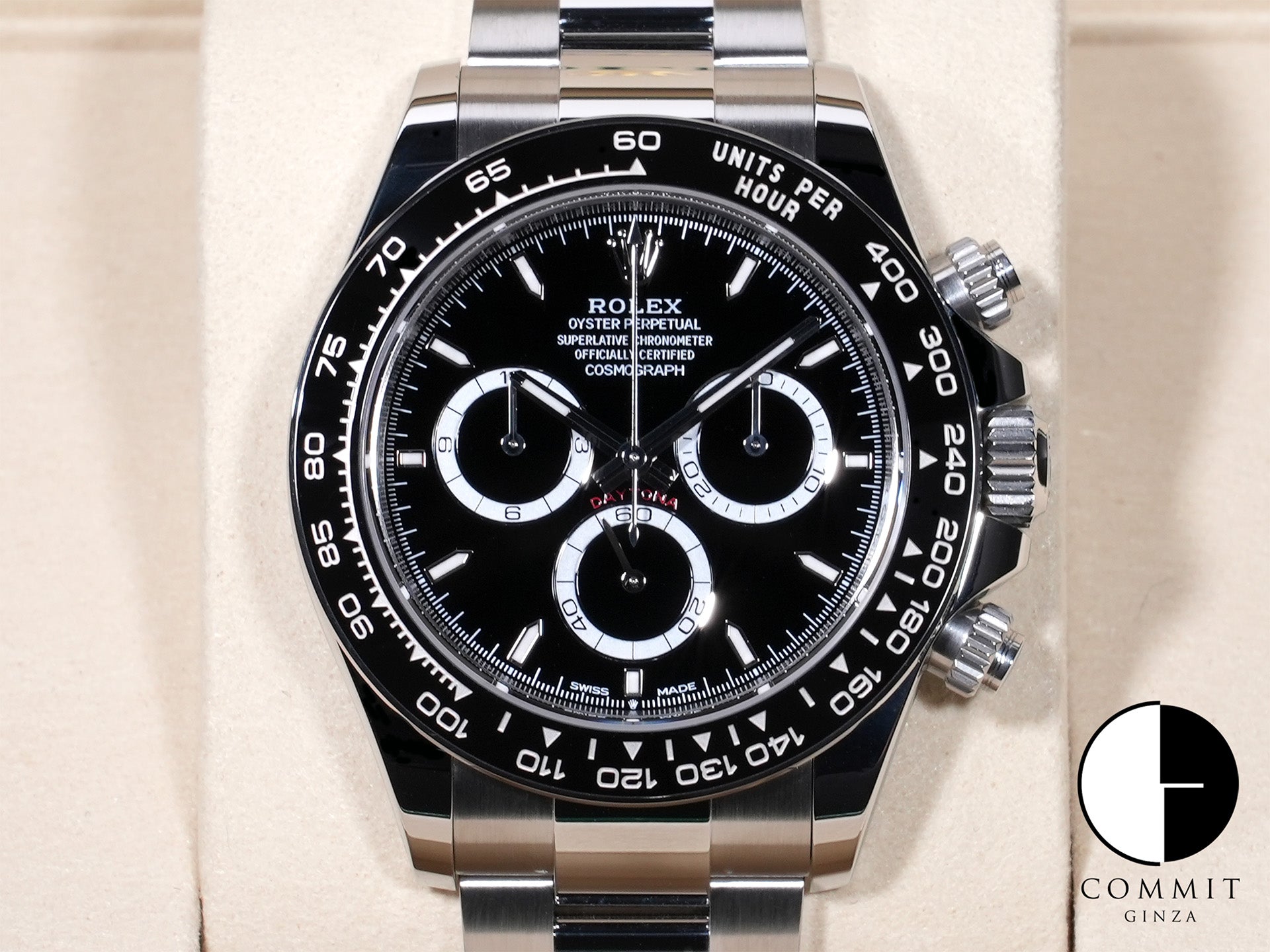 Rolex Daytona Ref. 126500LN Stainless Steel Black Dial, Unused.  (9dpt3ftz appears to be an internal reference number and not part of the product description)